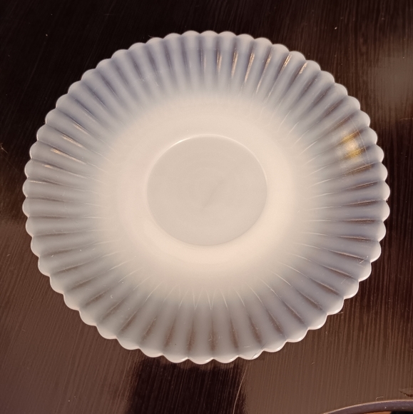 MACBETH EVANS MILK GLASS PLATE - Picture 1 of 2